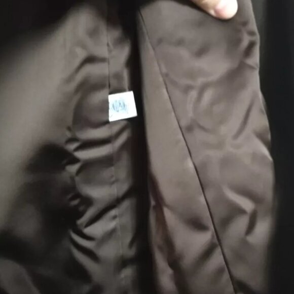 Vintage Martin’s Brown Wool Coat with Mink Fur Collar Sz 10 Union Made 1950’s - Picture 9 of 9